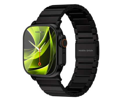 Pasek i akcesoria do zegarków Mobile Origin Titanium Band Modena Apple Watch 49mm/46mm/45mm/44mm black
